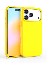 Neon Yellow Silicone iPhone Case