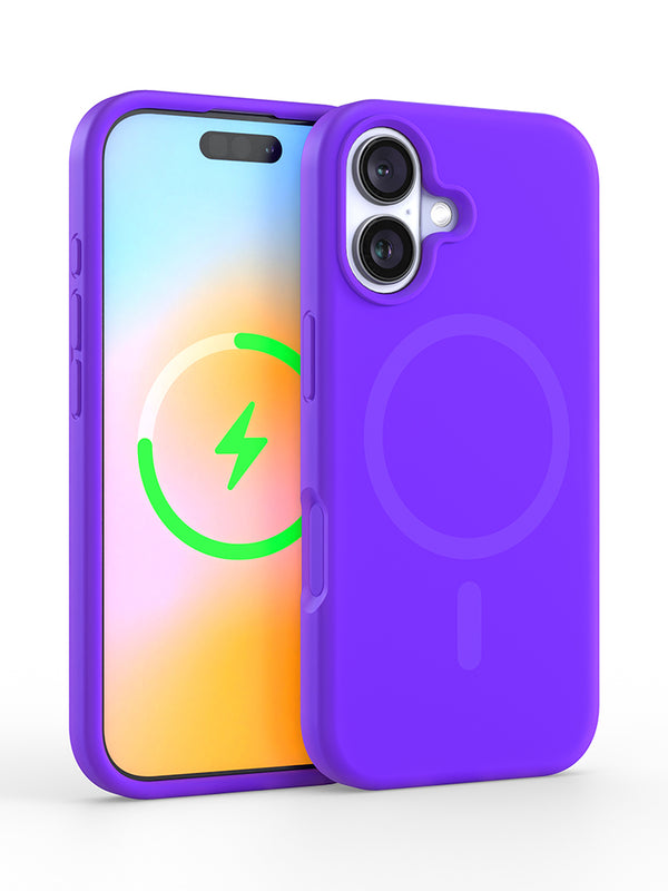 Neon Purple Silicone iPhone Case