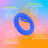 Neon Blue MagSafe Ring Grip and Stand
