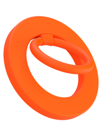 Neon Orange MagSafe Ring Grip and Stand