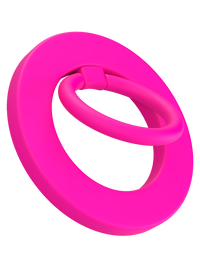 Neon Pink MagSafe Ring Grip and Stand