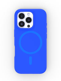 Neon Blue Silicone iPhone Case