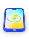 Neon Blue Silicone iPhone Case