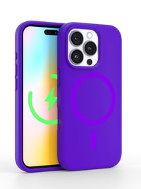 Neon Purple Silicone iPhone Case