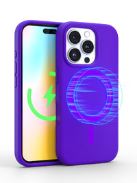 Neon Purple Silicone iPhone Case