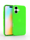 Neon Green Crystal Clear iPhone Case