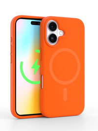 Neon Orange Silicone iPhone Case