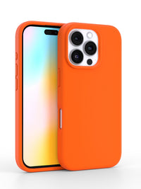 Neon Orange Silicone iPhone Case