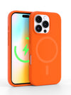 Neon Orange Silicone iPhone Case