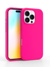 Neon Pink Silicone iPhone Case