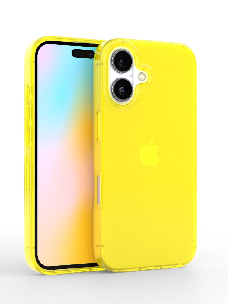 Neon Yellow Crystal Clear iPhone Case – Felony Case