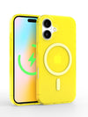 Neon Yellow Crystal Clear iPhone Case