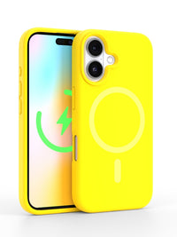 Neon Yellow Silicone iPhone Case