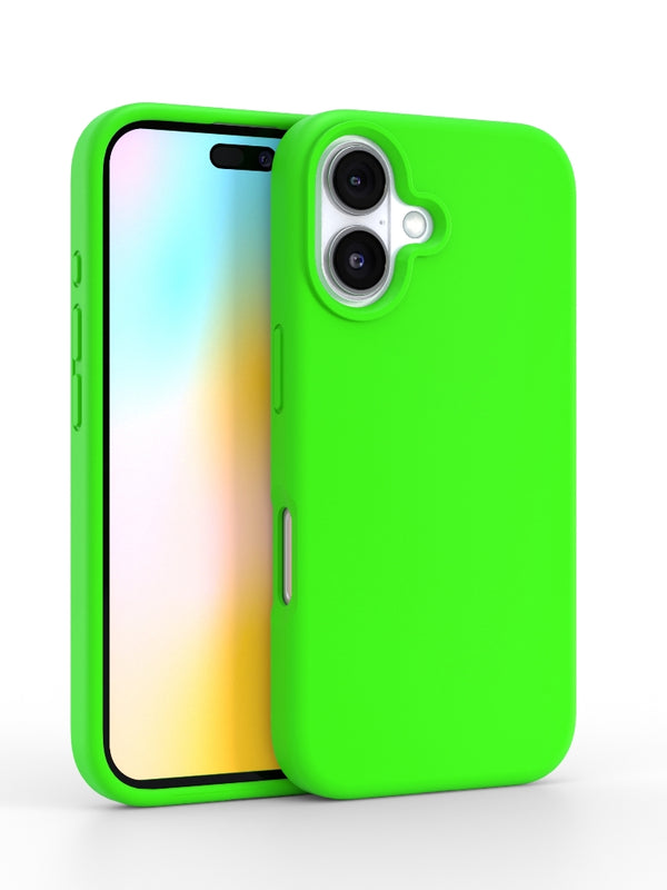 Neon Green Silicone iPhone Case