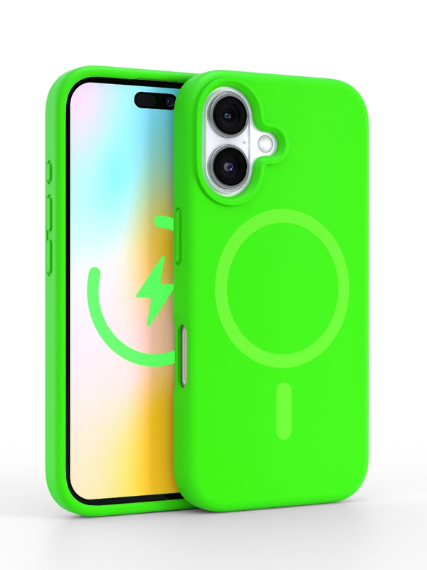 Neon Green Silicone iPhone Case