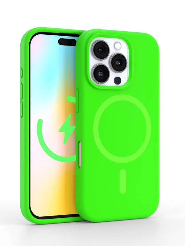 Neon Green Silicone iPhone Case