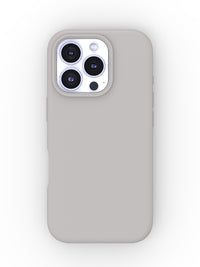 Stone Grey Silicone iPhone Case