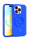 Neon Blue MagSafe Ring Grip and Stand
