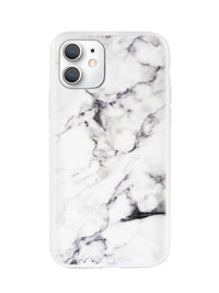White Polished Marble iPhone Case
