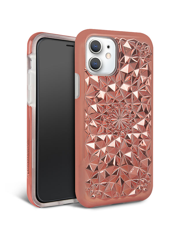 Rose Gold Kaleidoscope iPhone Case