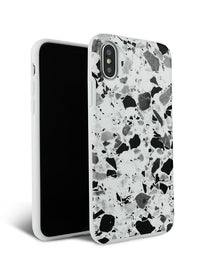 White Terrazzo iPhone Case - SALE