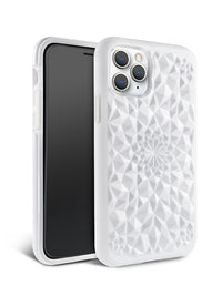 Gloss White Kaleidoscope iPhone Case