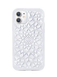 Gloss White Kaleidoscope iPhone Case