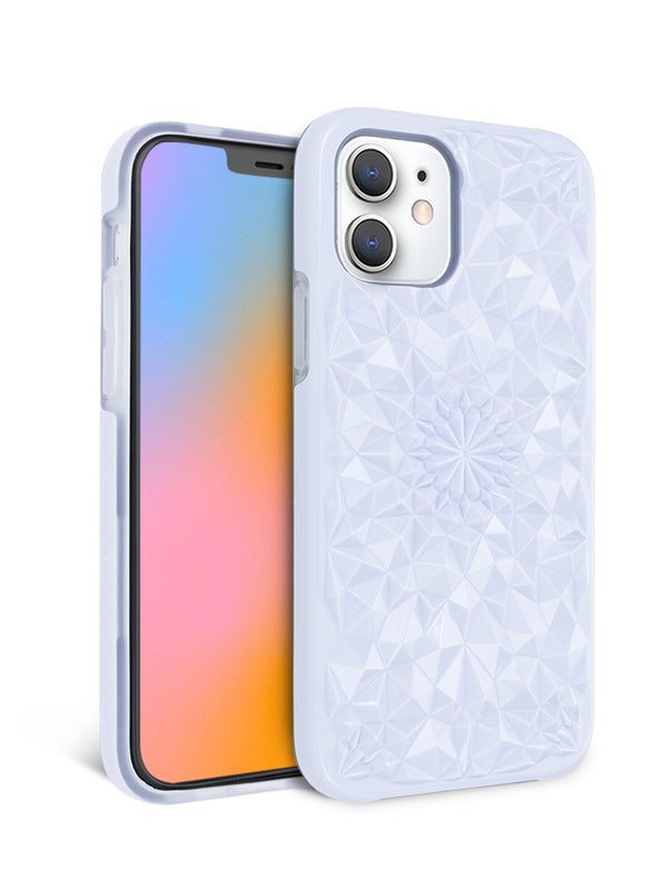 Gloss White Kaleidoscope iPhone Case