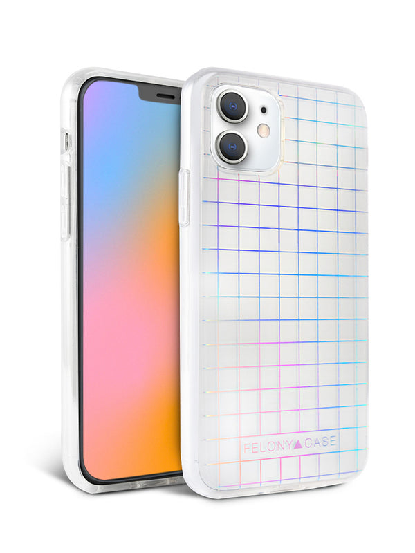 Holographic Grid iPhone Case