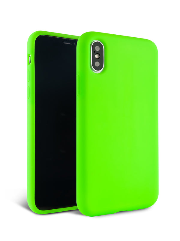 Neon Green Silicone iPhone Case