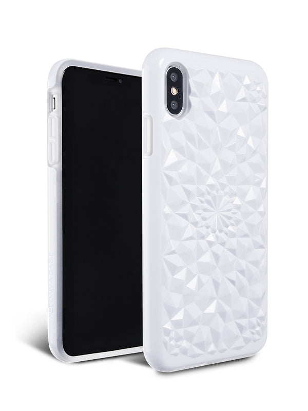 Gloss White Kaleidoscope iPhone Case