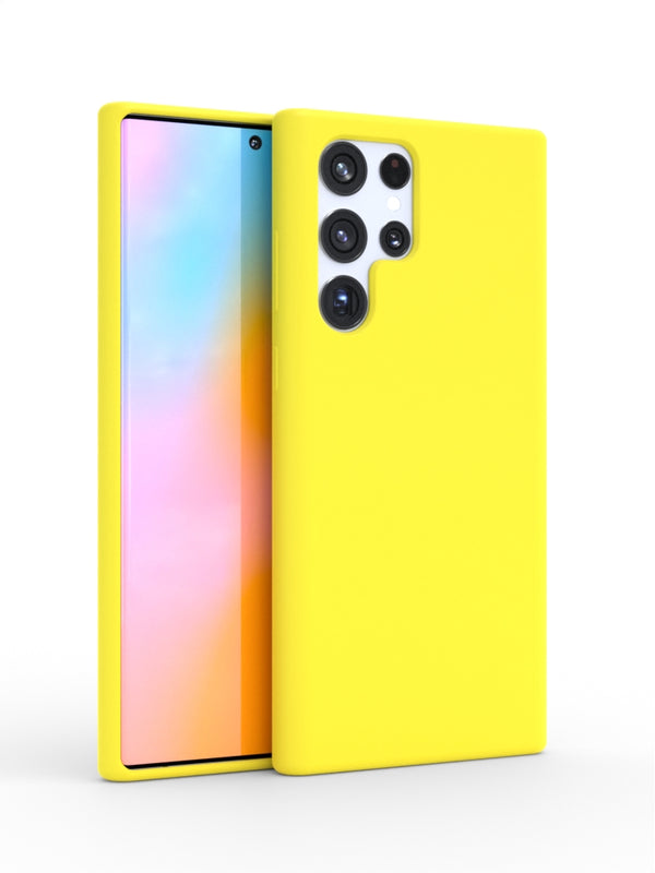 Neon Yellow Silicone iPhone Case