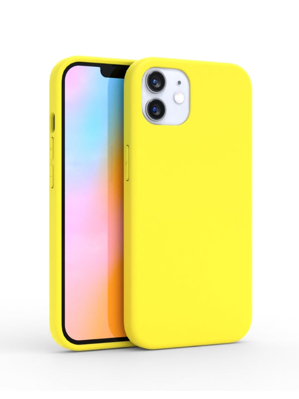 Neon Yellow Silicone iPhone Case