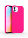 Neon Pink Silicone iPhone Case