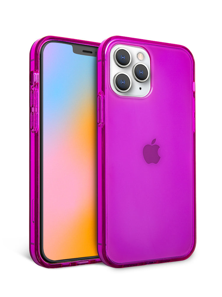 Neon Purple Crystal Clear iPhone Case iPhone 14 Pro Max / Non MagSafe Neon Purple Crystal Clear iPhone Case iPhone 14 Pro Max / Non MagSafe