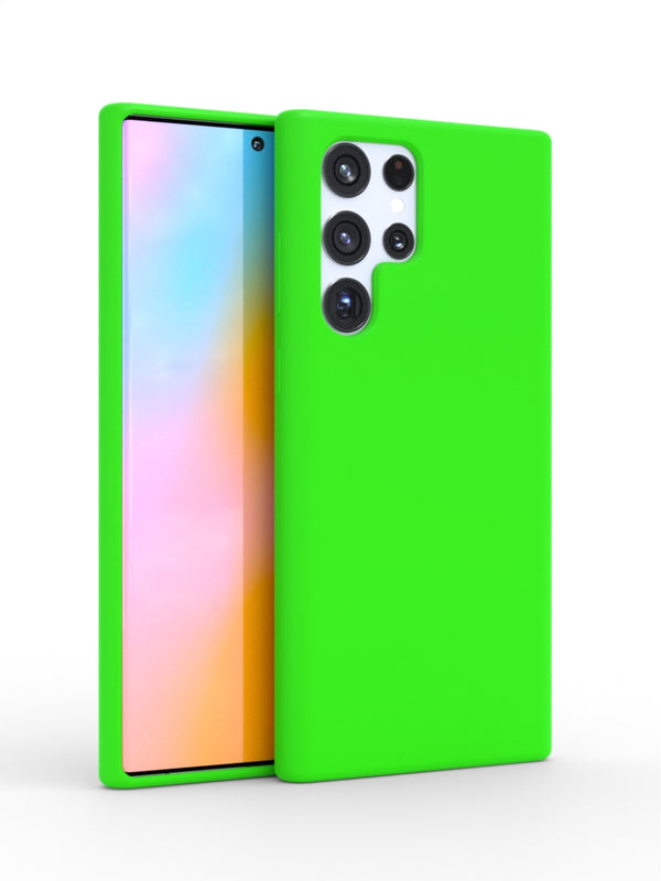 Neon Green Silicone iPhone Case