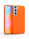 Neon Orange Crystal Clear iPhone Case