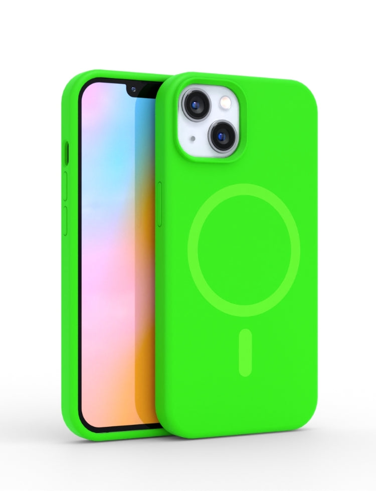 Neon Green Silicone iPhone Case iPhone 14 Plus / With MagSafe +$8 Neon Green Silicone iPhone Case iPhone 14 Plus / With MagSafe +$8