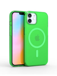 Neon Green Crystal Clear iPhone Case