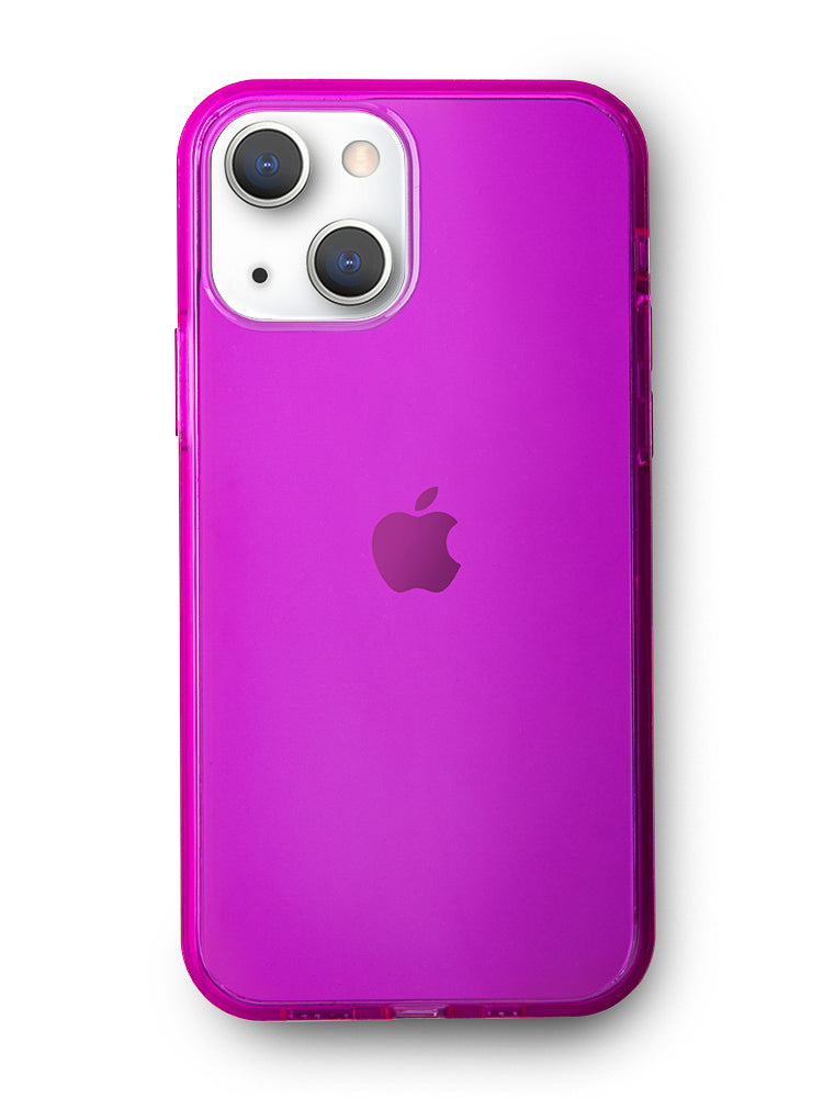 Neon Purple Crystal Clear iPhone Case – Felony Case