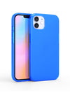 Neon Blue Crystal Clear iPhone Case