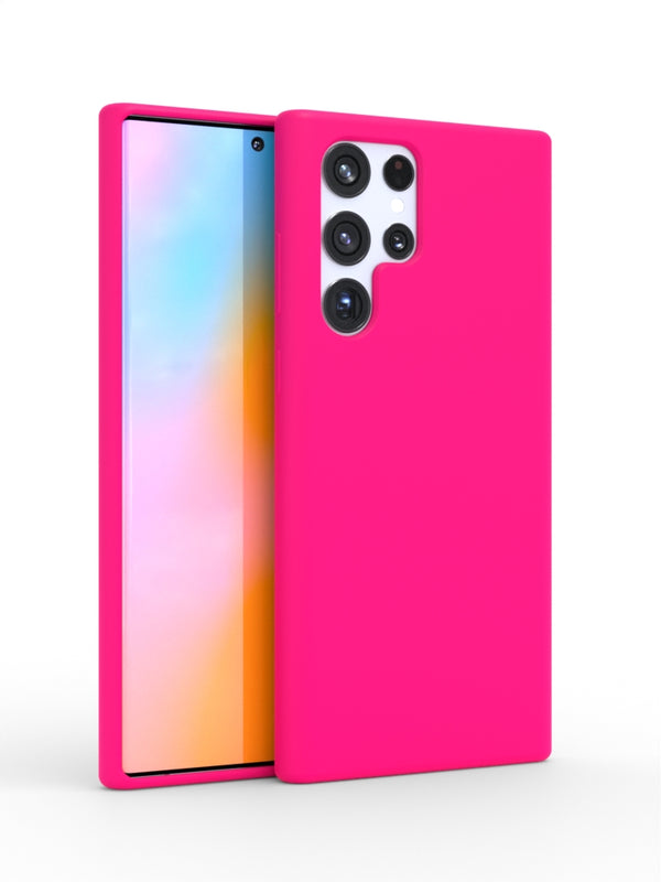 Neon Pink Silicone iPhone Case