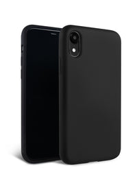Matte Black Silicone iPhone Case