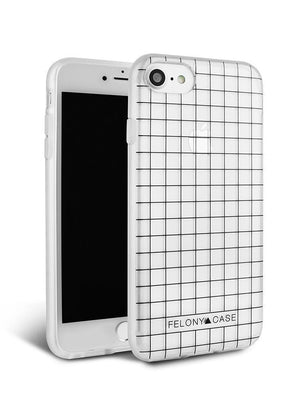 Black Grid iPhone Case - SALE