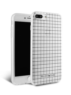 Black Grid iPhone Case - SALE