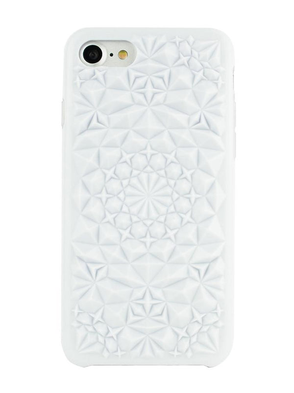 Gloss White Kaleidoscope iPhone Case