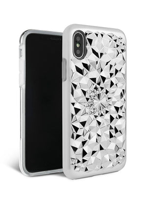 Silver Kaleidoscope iPhone Case
